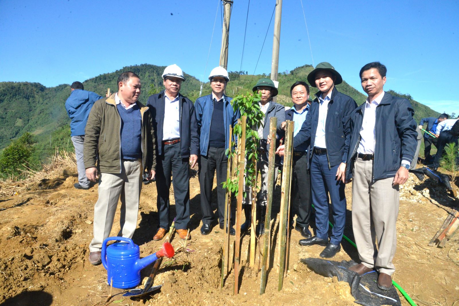 BSR tham gia Tết trồng cây “Đời đời nhớ ơn Bác Hồ” tại huyện Trà Bồng