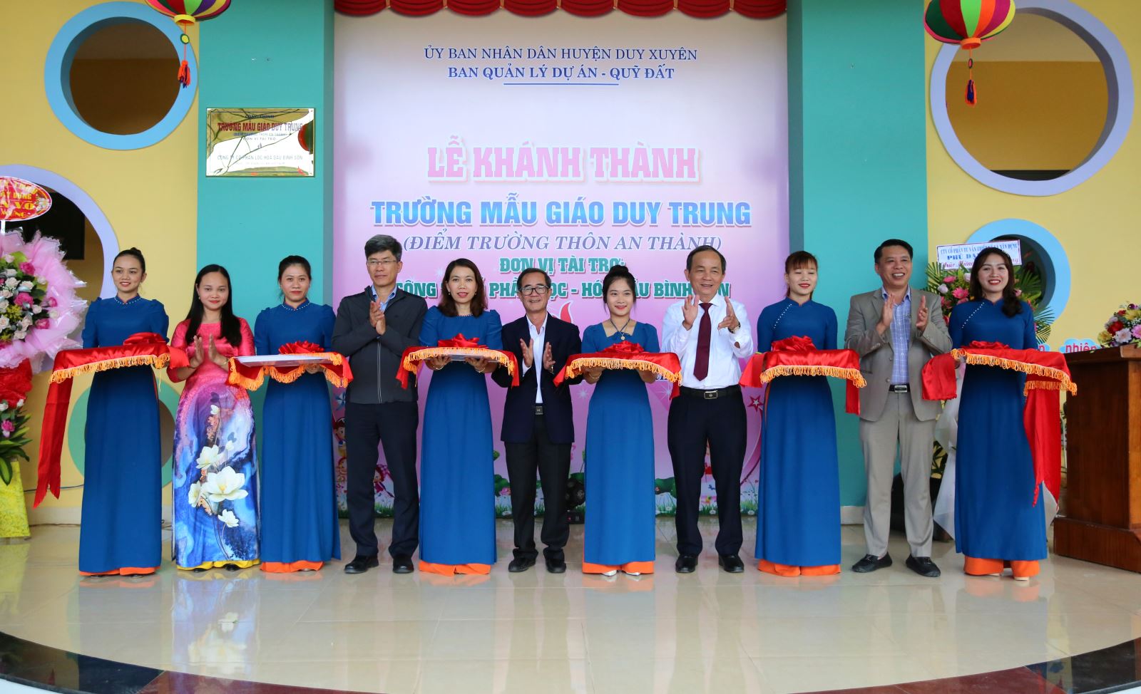 BSR khánh thành Trường Mẫu giáo Duy Trung (Duy Xuyên, Quảng Nam)