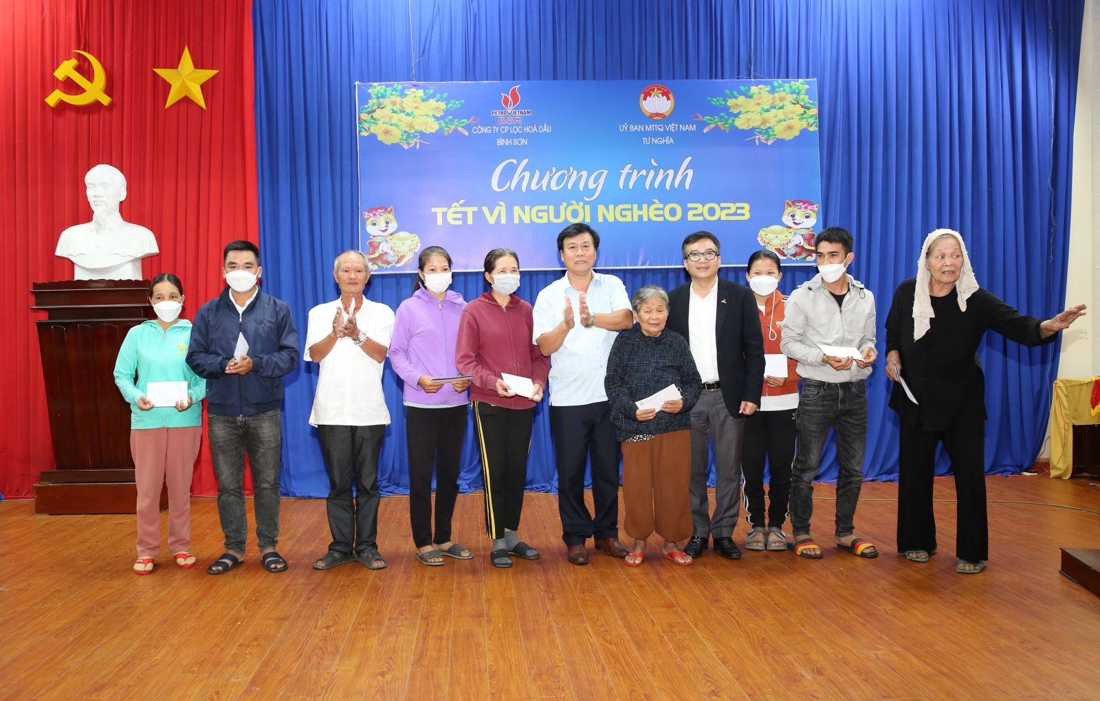 BSR thực hiện Tết vì người nghèo tại huyện Tư Nghĩa và phường Trần Phú – thành phố Quảng Ngãi