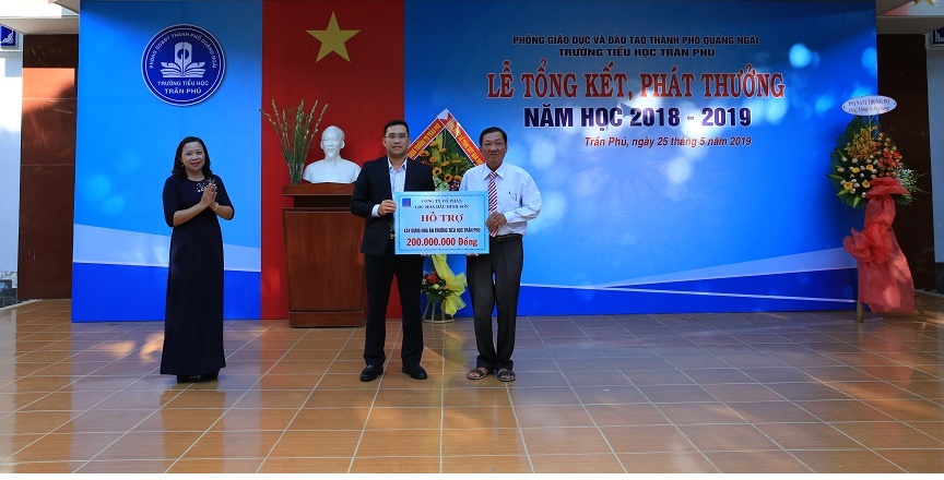 BSR hỗ trợ kinh phí công tác an sinh xã hội tại thành phố Quảng Ngãi