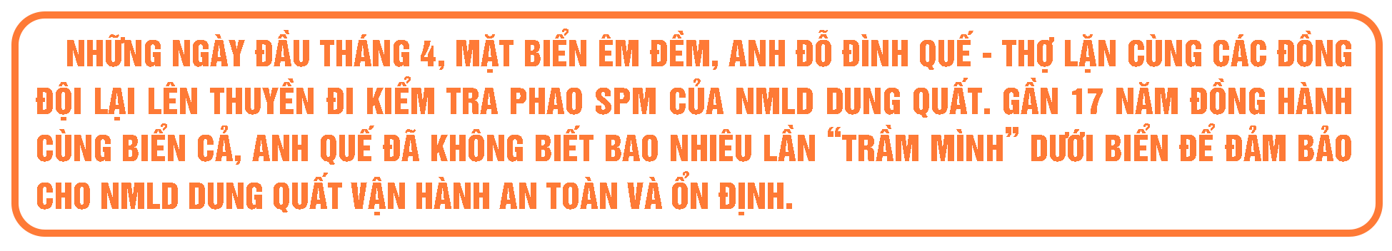 [P-Magazine] 17 năm làm việc dưới đáy biển