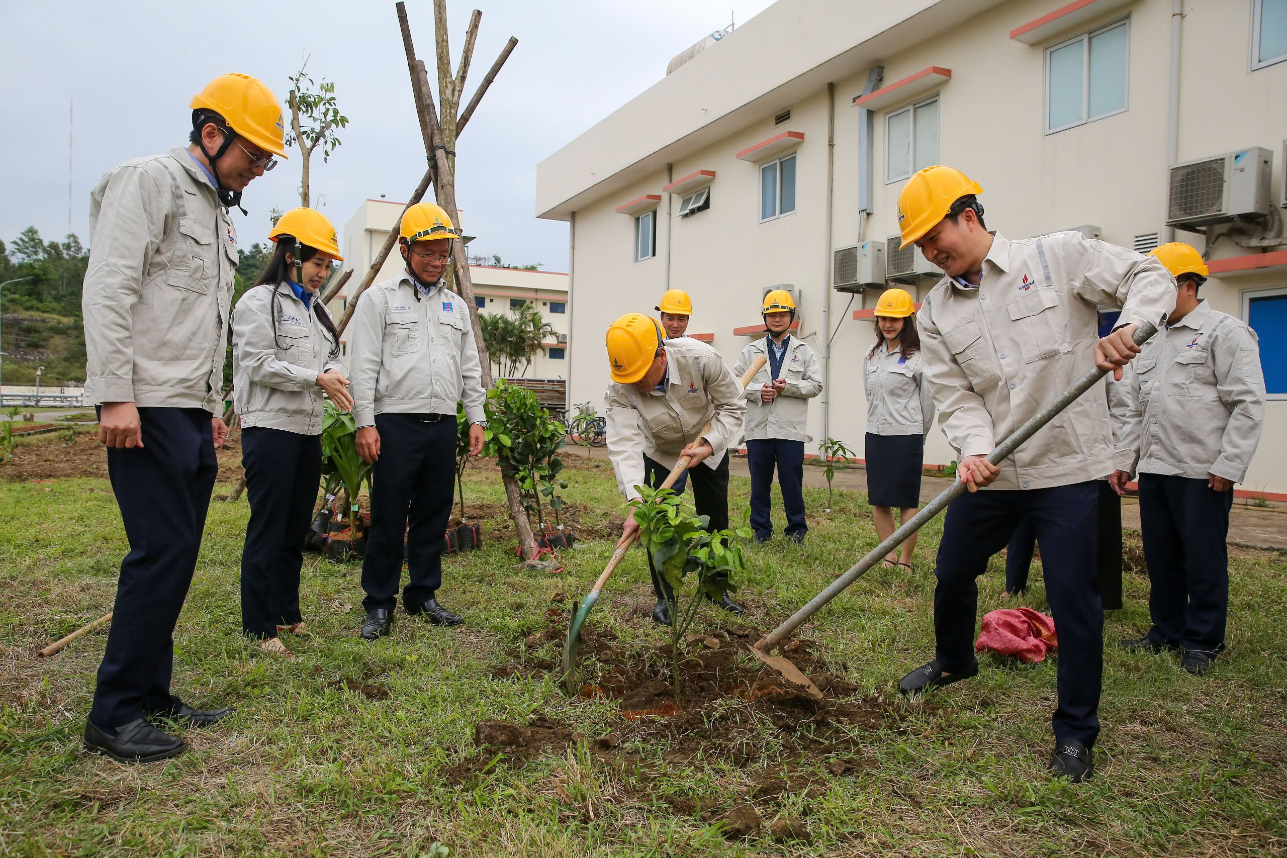 Đoàn Thanh niên BSR xung kích xanh hóa Nhà máy Lọc dầu Dung Quất - Tổng ...